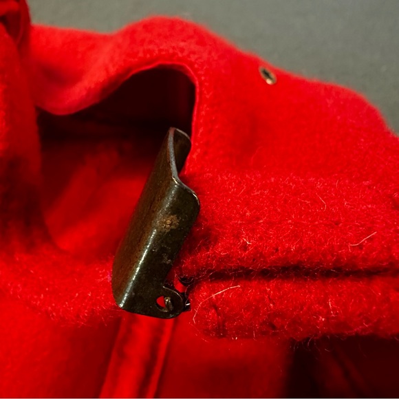 Vibrant Red Vintage GAP 80% Wool Women’s Adjustable Hat Made in USA - Picture 15 of 16